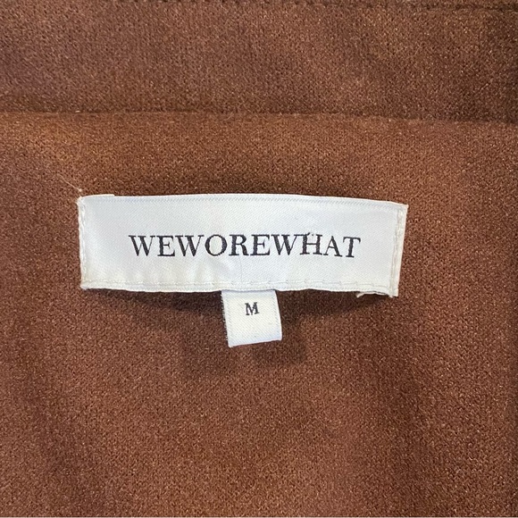 WeWoreWhat Coat Oversized Faux Wool Jacket - Picture 5 of 11